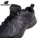 New Balance obuv čierne kožené MX624AB5 Wide Fit Shoes