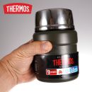 Termoska na jedlo 470ml  THERMOS šálka + lyžica vojenská zelená 173029