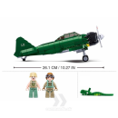 Stavebnica SLUBAN modelu A6M Zero z WWII M38-B1108