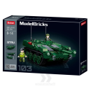 Obrázok 5. Stavebnica SLUBAN modelu STRV103 hlavný bojový tank M38-B1010