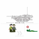 Obrázok 4. Stavebnica SLUBAN modelu STRV103 hlavný bojový tank M38-B1010