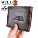 Peňaženka kožená WILD Things Only 5501 RFiD dark brown