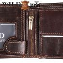 Peňaženka kožená WILD Things Only 5501 RFiD dark brown