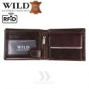 Peňaženka kožená WILD Things Only 5501 RFiD dark brown