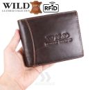 Peňaženka kožená WILD Things Only 5501 RFiD dark brown