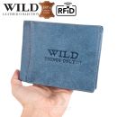 Peňaženka kožená WILD Things Only 5501 RFiD blue
