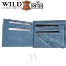 Peňaženka kožená WILD Things Only 5501 RFiD blue