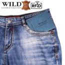 Peňaženka kožená WILD Things Only 5501 RFiD blue
