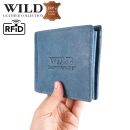 Peňaženka kožená WILD Things Only 5501 RFiD blue