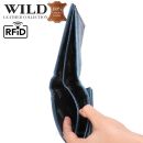 Peňaženka kožená WILD Things Only 5501 RFiD blue
