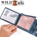Peňaženka kožená WILD Things Only 5501 RFiD blue