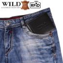 Peňaženka kožená WILD Things Only 5501 RFiD black