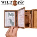 Peňaženka kožená WILD Things Only 5502 RFiD natural