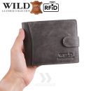 Peňaženka kožená WILD Things Only 5503 RFiD grey