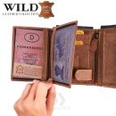 Peňaženka kožená WILD Things Only 5461 brown
