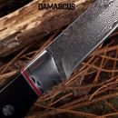 Damaškový nôž Damascus knife Ornament Leather 32674