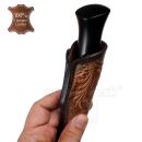 Damaškový nôž Damascus knife Ornament Leather 32674