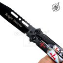 Motýlik KNIGHT TEMPLAR Balisong 02221 Martinez Albainox Black