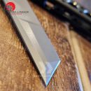 Zatvárací nôž DELLINGER Kuzan silver Titanium Flipper