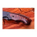Lovecký zatvárací nôž DELLINGER Hunter Snake Wood Damascus