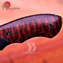 Lovecký zatvárací nôž DELLINGER Hunter Snake Wood Damascus