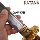 Katana Damascus Steel 32324 funkčný ostrý meč Toledo Imperial