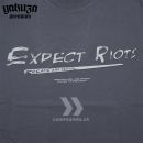 Yakuza Premium tričko EXPECT RIOTS 3414 sivé