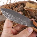 Poľovnícky outdoor nôž LEAF Engraved s puzdrom