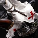 Templar Rytier na koni v boji soška 24cm 766-7633