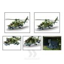 Stavebnica SLUBAN bojového vrtuľníka MI-24S M38-B1137