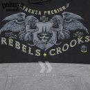 Yakuza Premium mikina REBEL CROOKS 3623 čierna