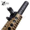 Airsoft Delta Armory AR15 Silent OPS 7" Charlie Half Tan