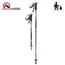 3-dielne turistické palice NORTHFINDER univerzálne ALL TERRAIN macawgreen