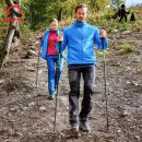 3-dielne turistické palice NORTHFINDER teleskopické TATRA PEAK azureblue