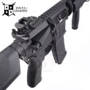 Airsoft Delta Armory M4 AR15 RIS Charlie čierna