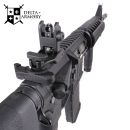 Airsoft Delta Armory M4 AR15 RIS Charlie čierna