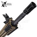 Airsoft Grand Power M4 AR15 KeyMod 10" Charlie Half Tan