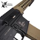 Airsoft Grand Power M4 AR15 KeyMod 10" Charlie Half Tan