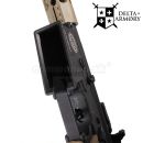 Airsoft Grand Power M4 AR15 KeyMod 10" Charlie Half Tan