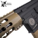 Airsoft Grand Power M4 AR15 KeyMod 10" Charlie Half Tan