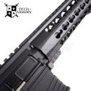 Airsoft Delta Armory M4 AR15 KeyMod 10" Charlie Čierna