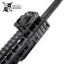 Airsoft Delta Armory M4 AR15 KeyMod 10" Charlie Čierna