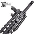 Airsoft Delta Armory M4 AR15 KeyMod 10" Charlie Čierna