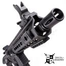 Airsoft Delta Armory M4 AR15 KeyMod 8” BRAVO Black