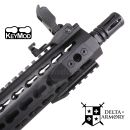 Airsoft Delta Armory M4 AR15 KeyMod 8” BRAVO Black