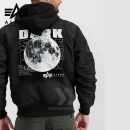 Alpha Industries Bunda MA-1 VF Hood Dark Side black/reflective