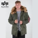 Alpha Industries Parka Polar Jacket dark green