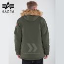 Alpha Industries Parka Polar Jacket dark green