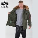 Alpha Industries Parka Polar Jacket dark green