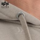 Alpha Industries Mikina Basic Zip Hoody vintage sand